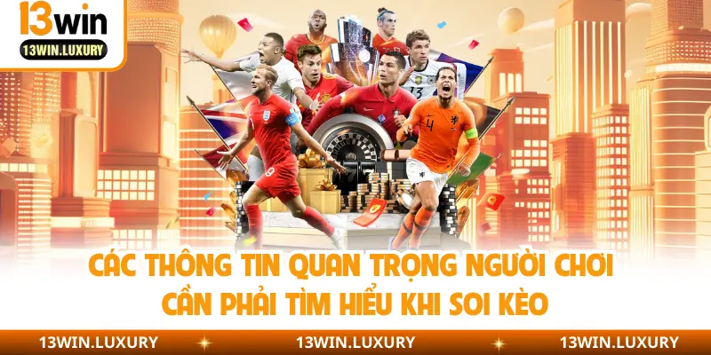 Các thông tin quan trọng người chơi cần phải tìm hiểu khi soi kèo